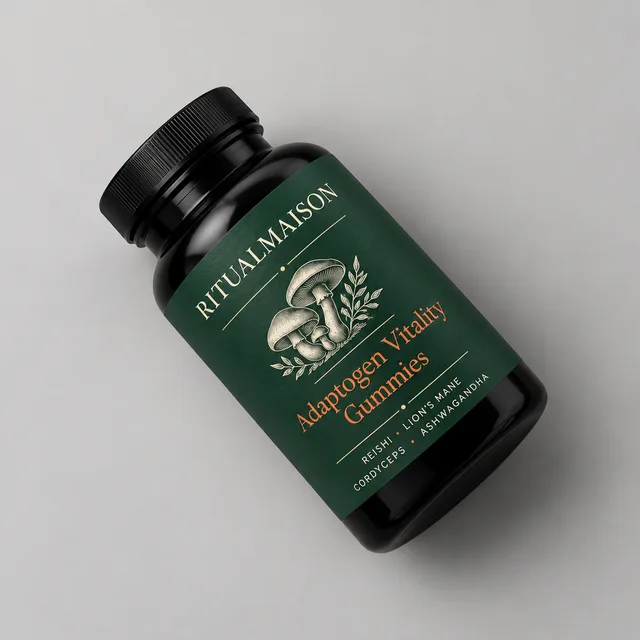 Adaptogen Vitality Gummies (Unflavoured)